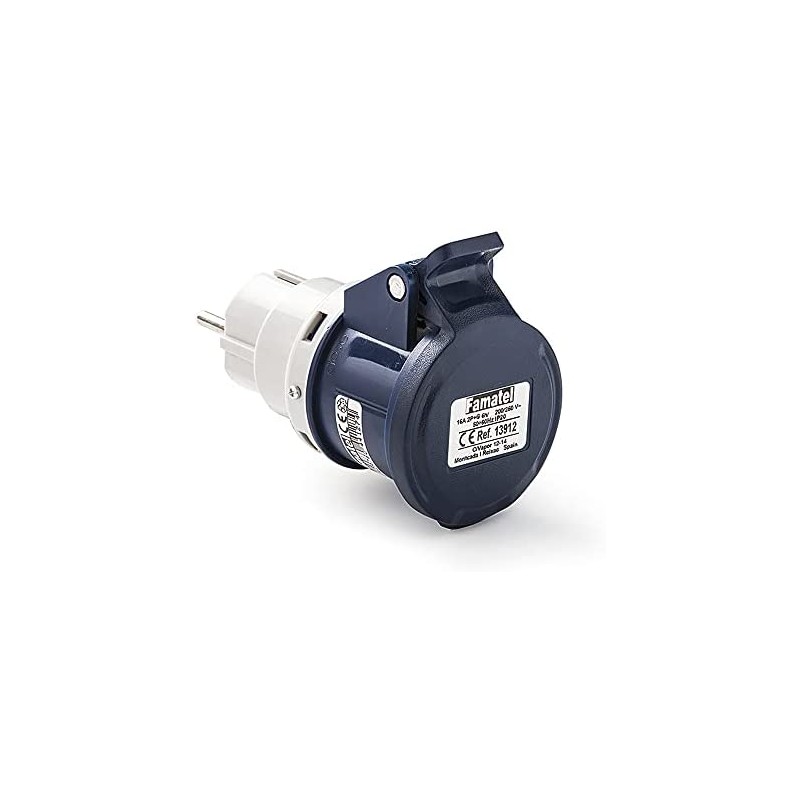 ADAPTADOR CLAVIJA SCHUKO-BASE INDUSTRIAL