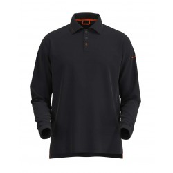 POLO M/L AIBAR BLACK  TERNUA