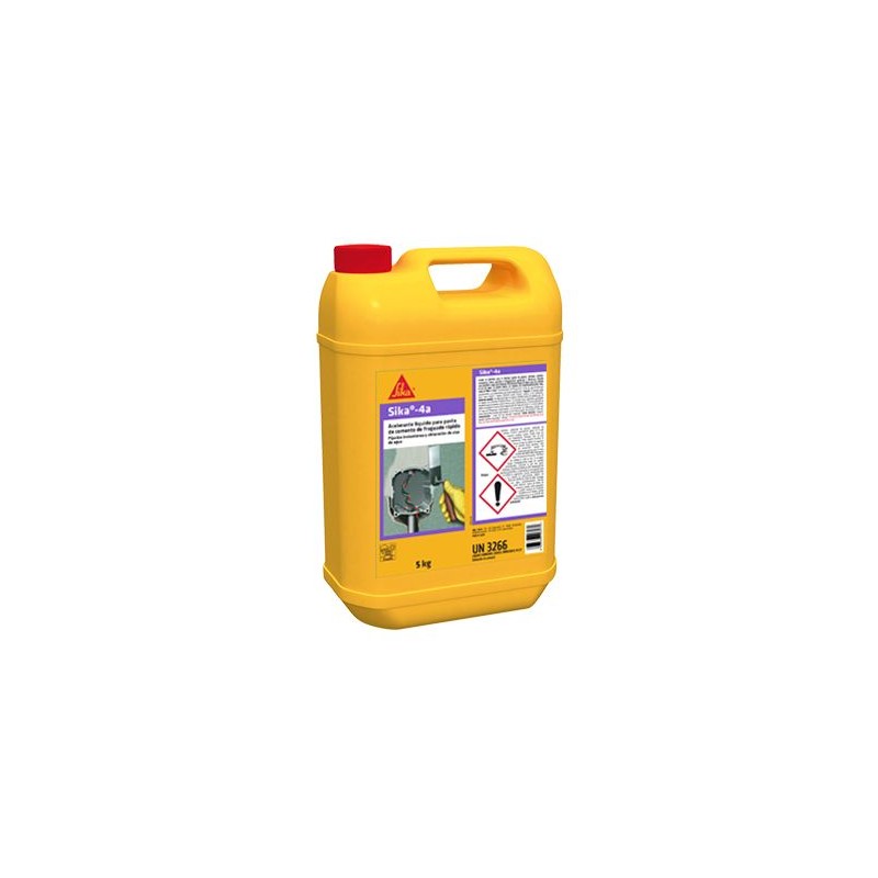 SIKA-4a ACELERANTE LIQUIDO CEMENTO 5KG