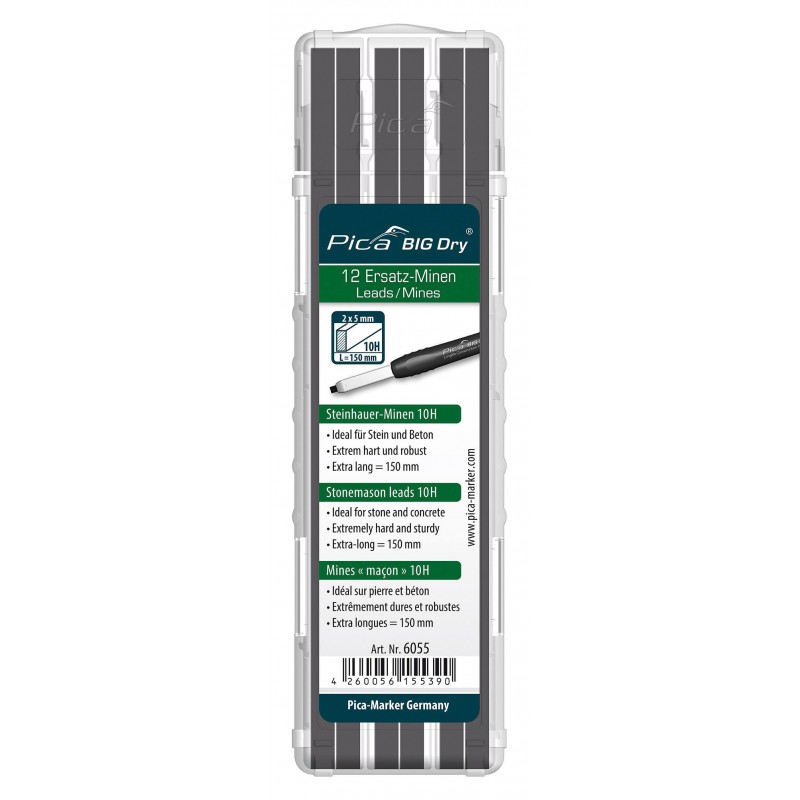 ESTUCHE 12 MINAS PICA BIG DRY GRAF/ALBAÑ