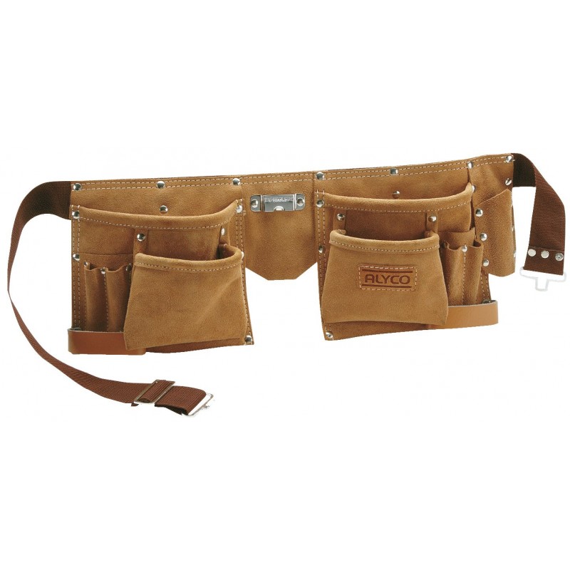 BOLSA CUERO DOBLE ENCOFRADOR ALYCO
